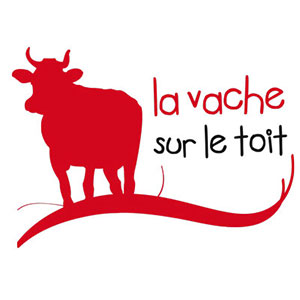 Logo Vache sur le toit